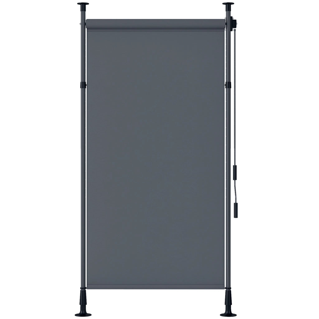 Tenda da sole ¨C zephmum ¨C 150x220-310 cm, alluminio, grigio scuro
