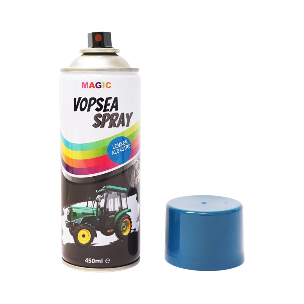 Spray vernice auto blu tipo Lemken professionale ad asciugatura rapida, 450 ml MAGIC