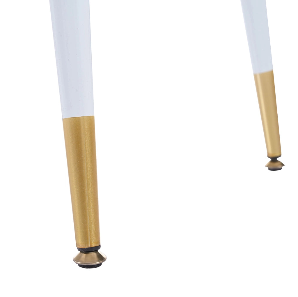 Toeletta con specchio LED e mobile laterale bianca 100x40x78 cm