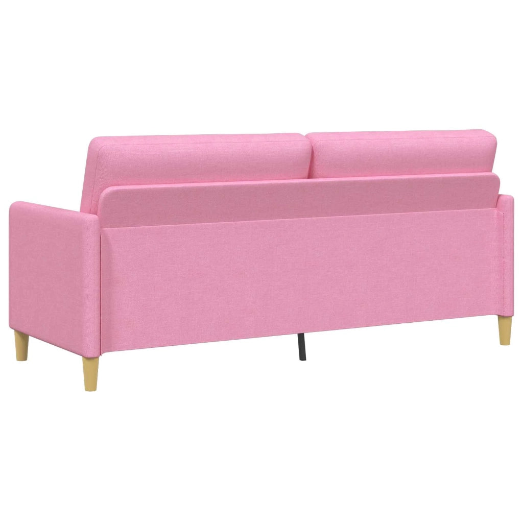 Divano con Storage Rosa 192 x 78 x 87 cm Poliestere 42036987