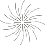 Accessori per gioielli in ottone - 200 pezzi - Borchiate - 4 misure (15 mm, 25 mm, 30 mm, 35 mm)