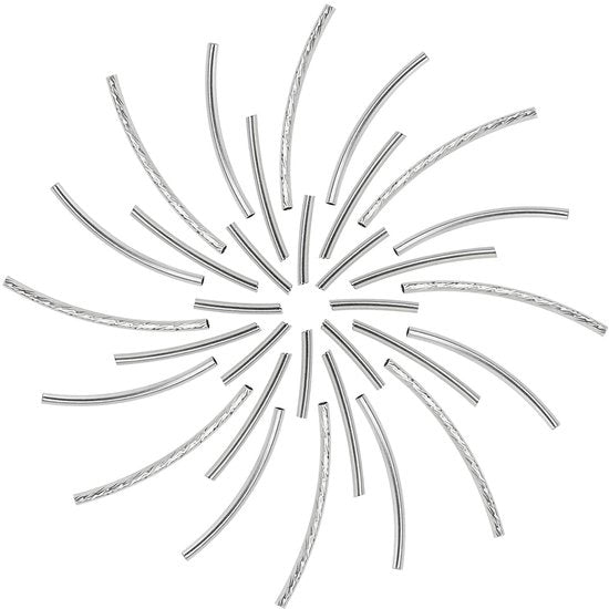 Accessori per gioielli in ottone - 200 pezzi - Borchiate - 4 misure (15 mm, 25 mm, 30 mm, 35 mm)