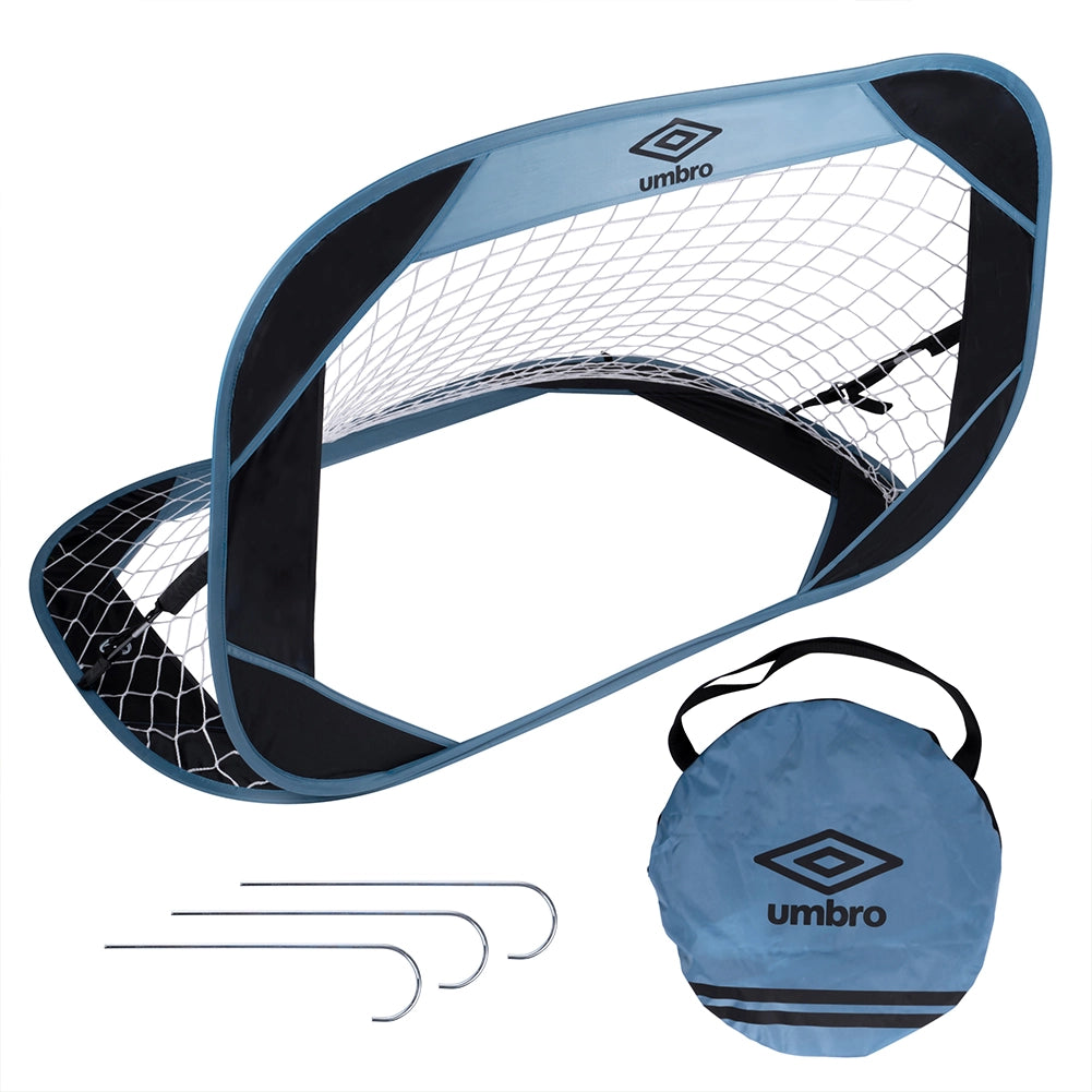 Porta da Calcio Pop-Up Pieghevole con Borsa Viaggio Sport Uso Interno ed Esterno