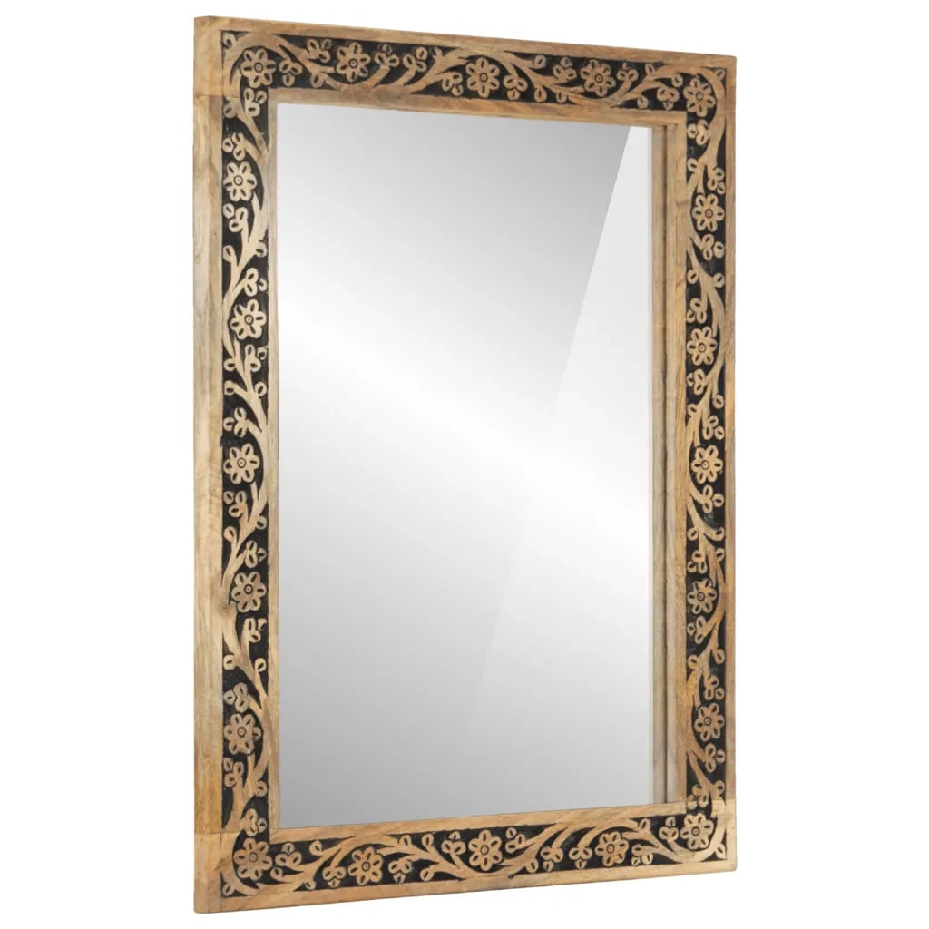 Set Mobili da Bagno | Armadio da bagno 2 pz in Legno Massello di Mango