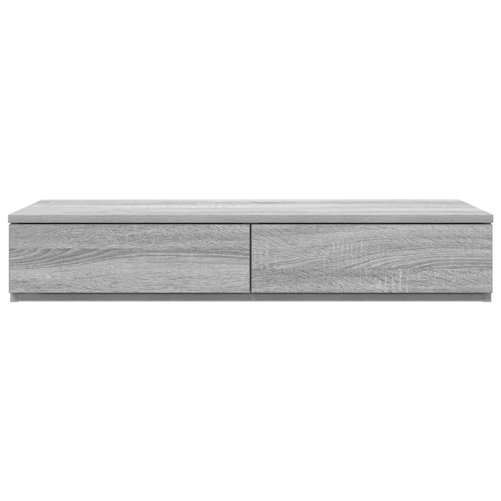Cassetti per letto  Grigio Sonoma 80x36,5x16,5 cm Legno ingegnerizzato