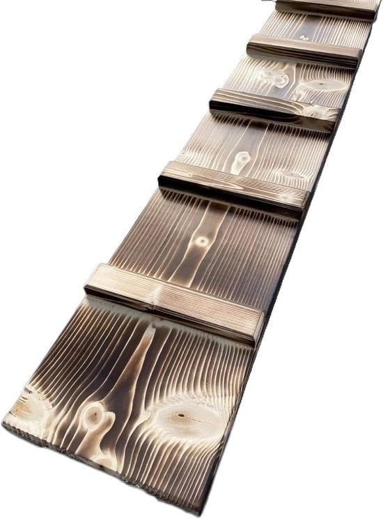 Scala per Gatti in Legno - Pannello di Salita Gatto - Utilizzo Interno Esterno - Molteplici Lunghezze - 388 Metri - Legno a Piastra Naturale