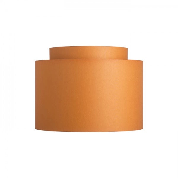 Paralume DOUBLE 40/30 paralume Chintz arancione/PVC bianco max. 23W