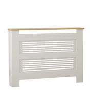 Mobile radiatore in legno "Termora" 112 x 19 x 82 cm - Rovere zaffiro