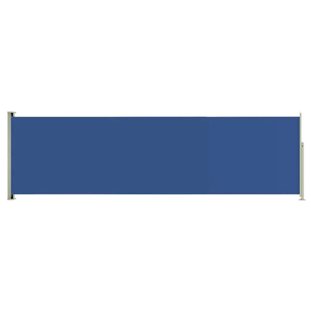 Tenda da sole laterale retrattile/schermo privacy per patio giardino terrazza balcone 180 x 600 cm blu 02_0007342