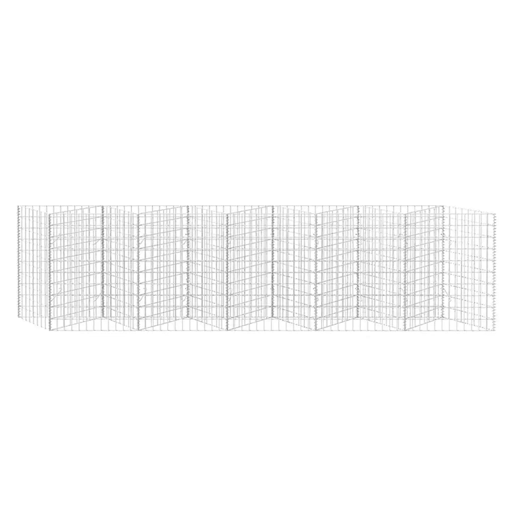 Gabbione in Rete in Acciaio Zincato 300x30x100 cm