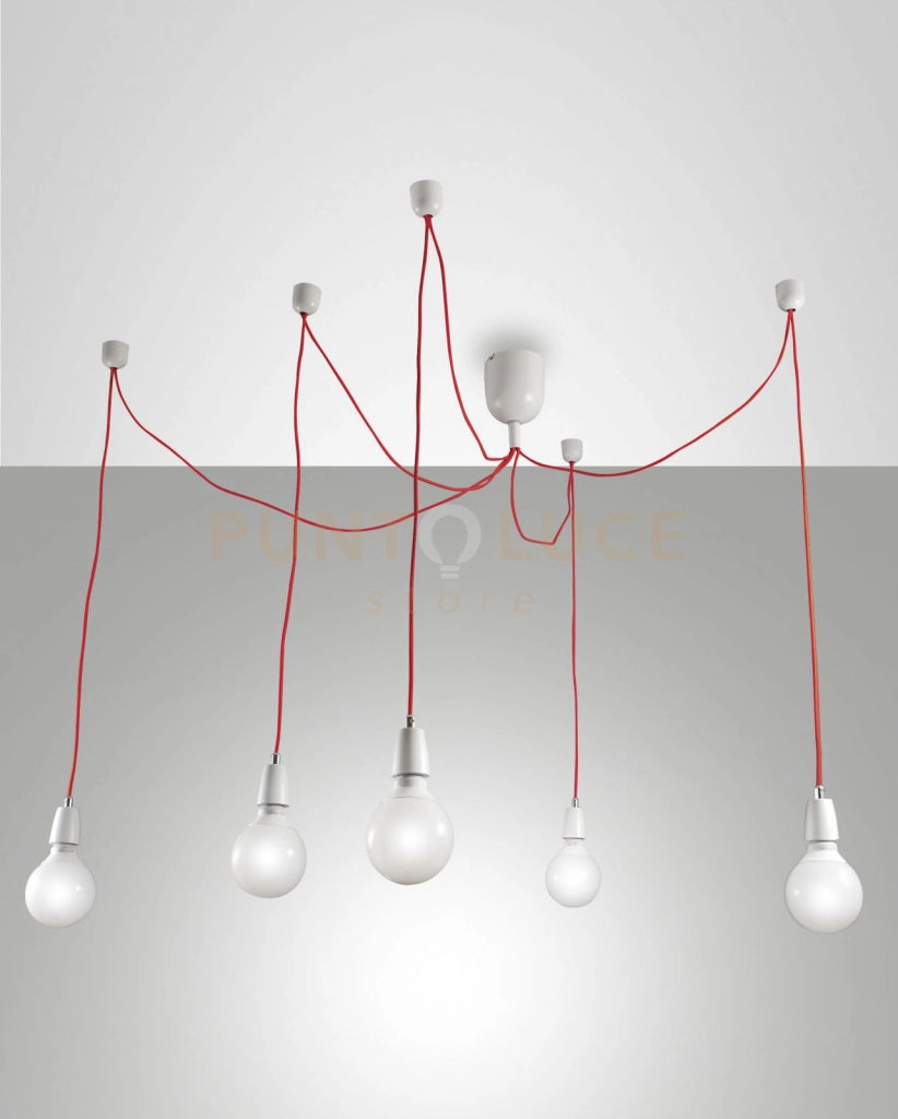 BLOG  SOSPENSIONE BIANCO 5 LUCI 3473-48-102