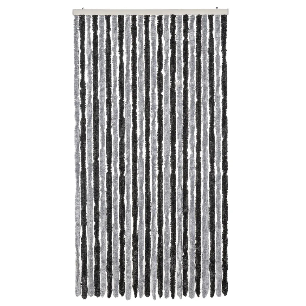 Tenda Antimosche Grigia e Nera 100x230 cm in Ciniglia CFW7987999