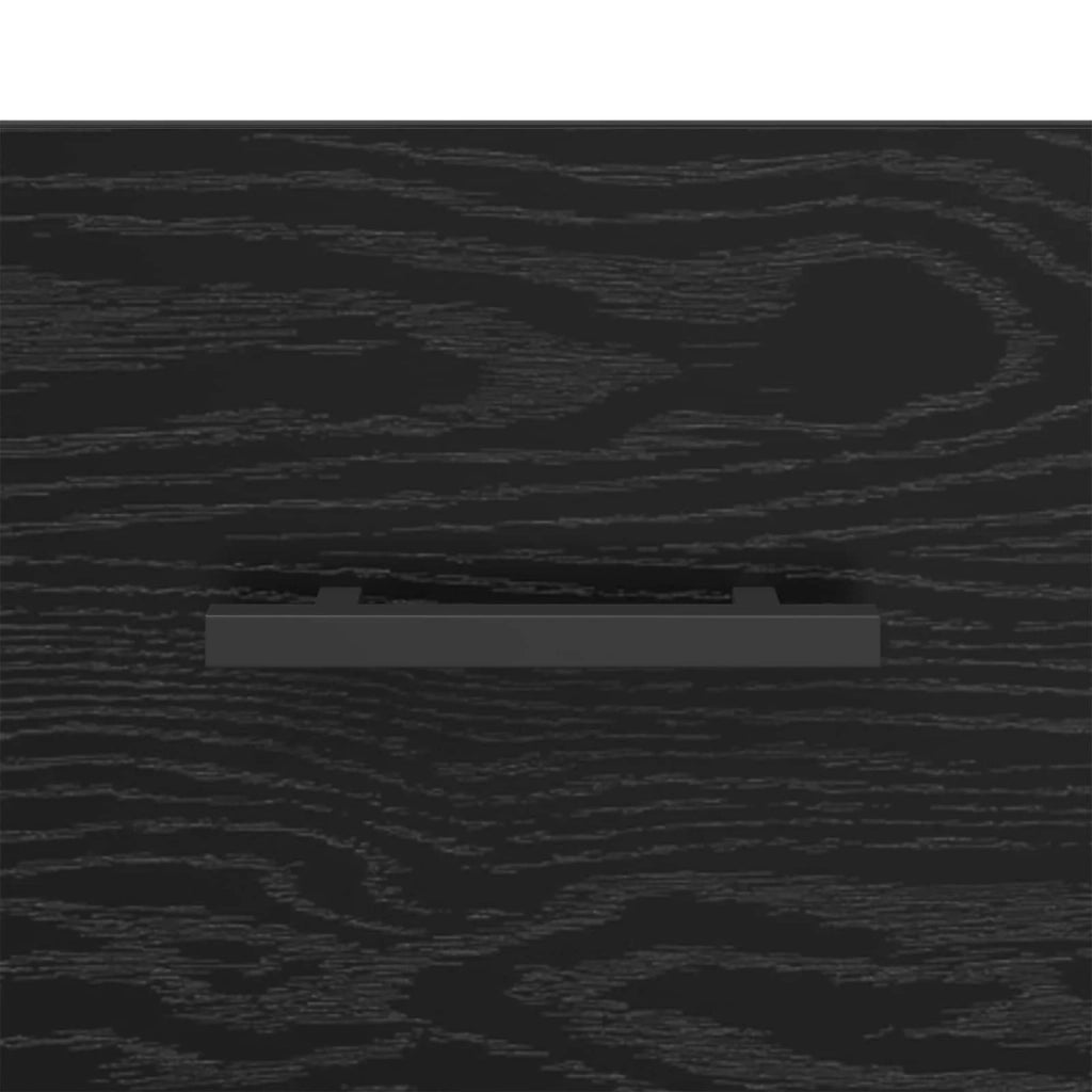 Credenza con cassetto Rovere Nero 34,5 x 34 x 90 cm
