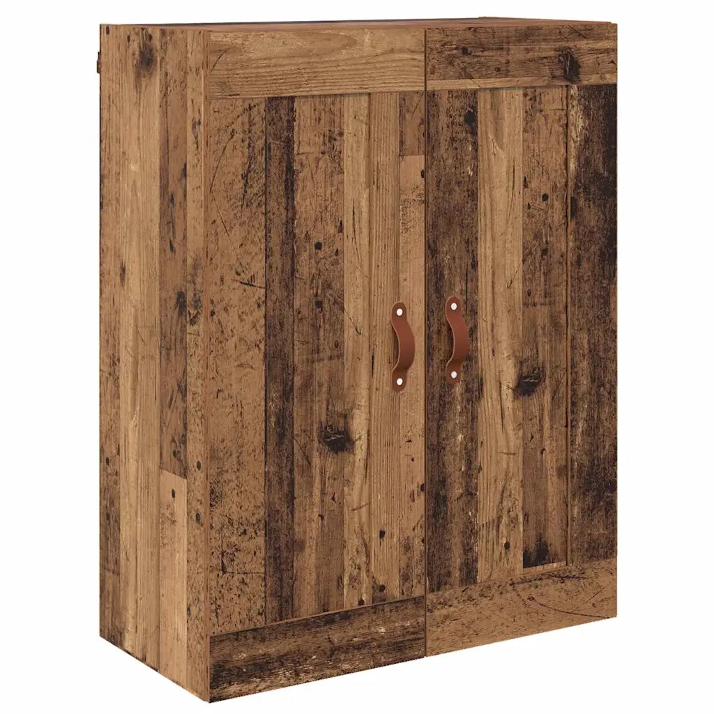 Mobile a muro 2 pcs Legno vecchio 69,5 x 34 x 90 cm 3415556
