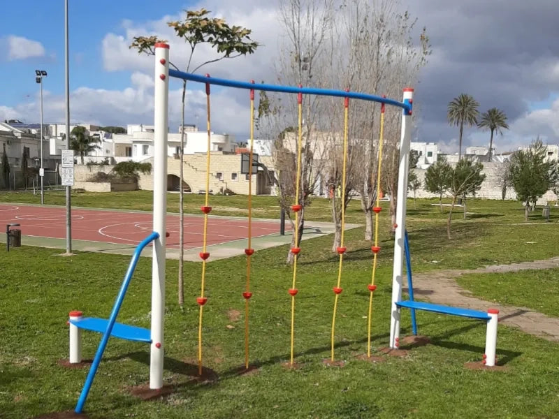 Palestrina Trivor 964 Giochipark cm285x380x250h arrampicata pedane tiranti