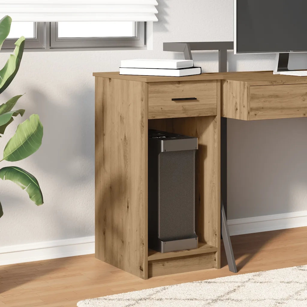 Supporto per Computer a Torre con Cassetto Rovere 35x45x77 cm CFW2043110