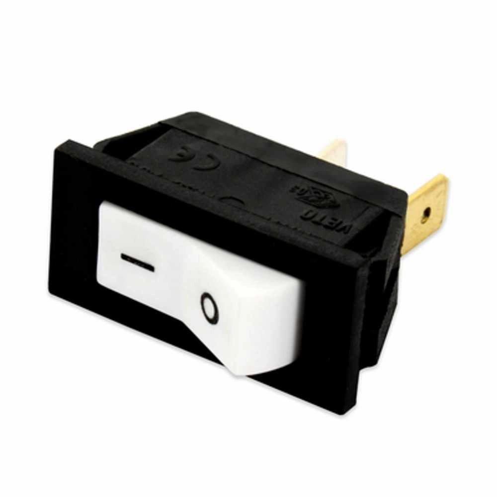 INTERRUTTORE SEMPLICE 12X27mm 0-1 bianco UNIVERSALE 10AMP - UNIVERSALE