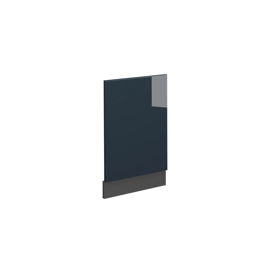 Vicco Fascia per lavastoviglie  Blu scuro lucido 45 cm Senza piano di lavoro