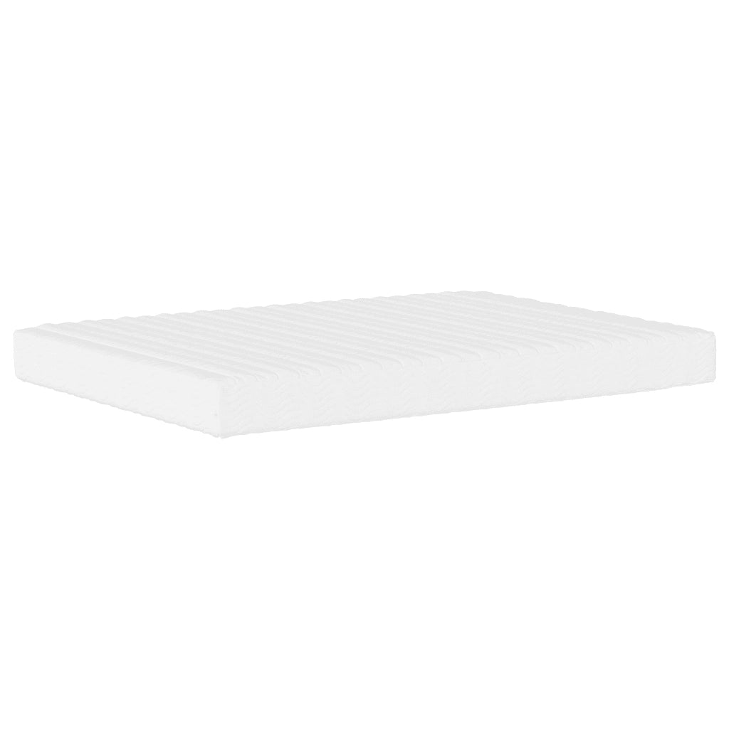 Letto con Materasso Dover Bianco e Nero 140x190 cm in Similpelle