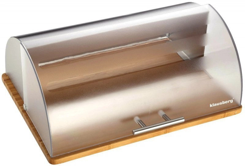 Klausberg KB-7096 Portapane in legno acrilico con design ermetico