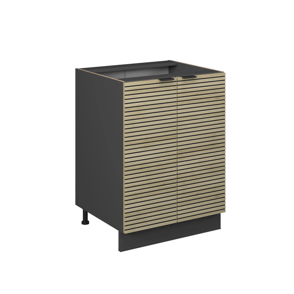 Vicco Mobiletto base cucina Pannello in quercia 60 cm senza piano di lavoro
