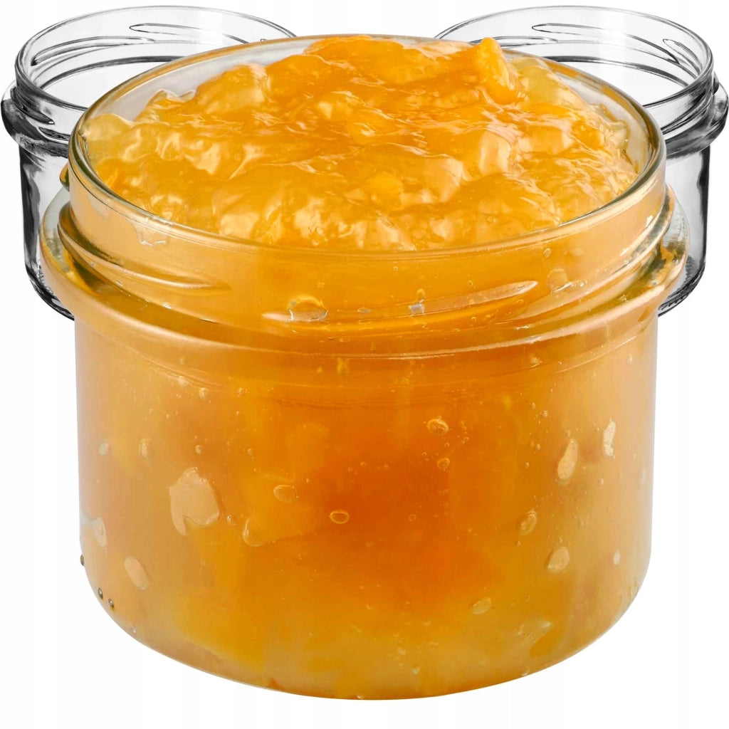 KADAX 50 barattoli in vetro da 235 ml barattoli per conserve di marmellata per candele