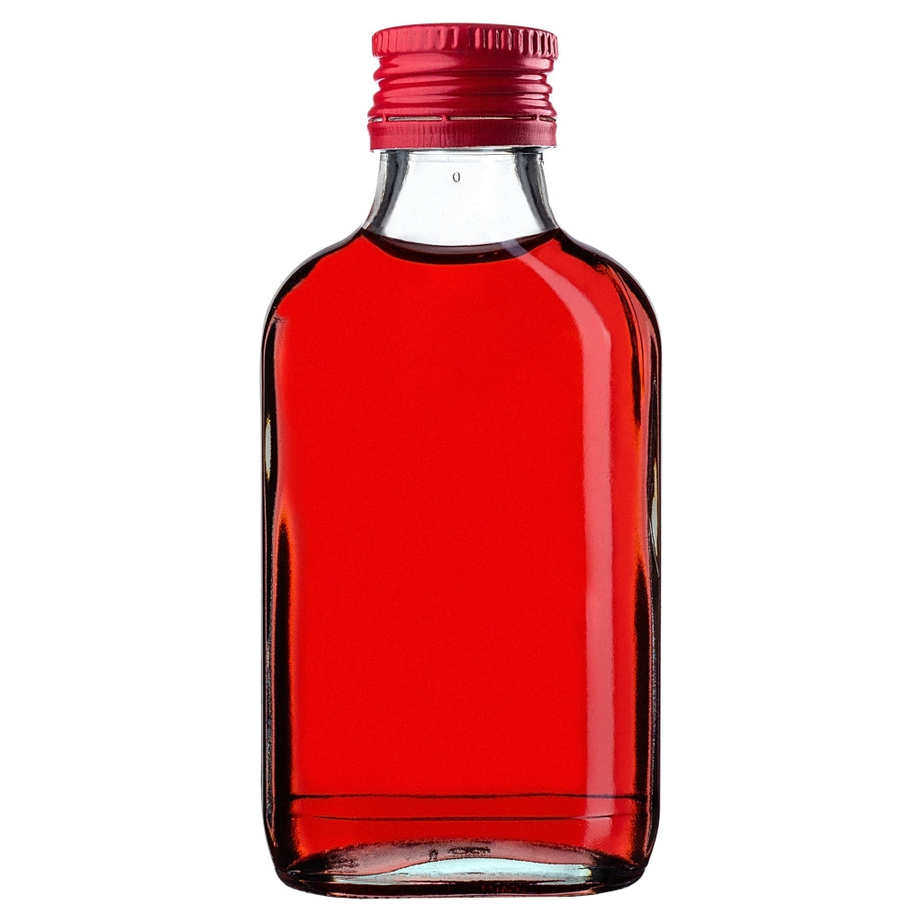 KADAX Flask Bottle 100ml Con Tappo Rosso 10pz.