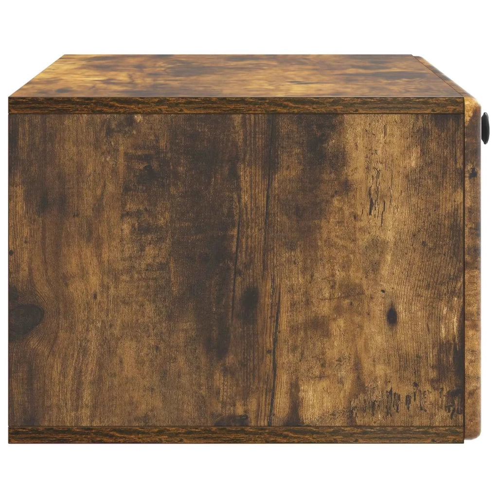 Mobile Porta TV da Muro-Credenza per TV sospesa 78,5 x 41 x 30 cm Rovere Fumo 268290