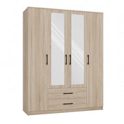 Armadio ROMANA 160 con specchio rovere sonoma guardaroba