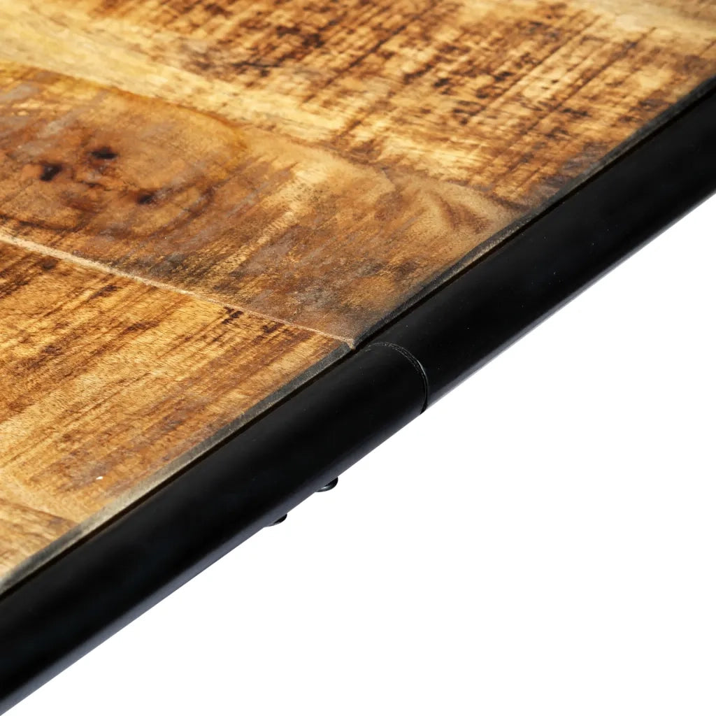Tavolo da Pranzo 180x90x76 cm Legno Massello di Mango Grezzo 247866
