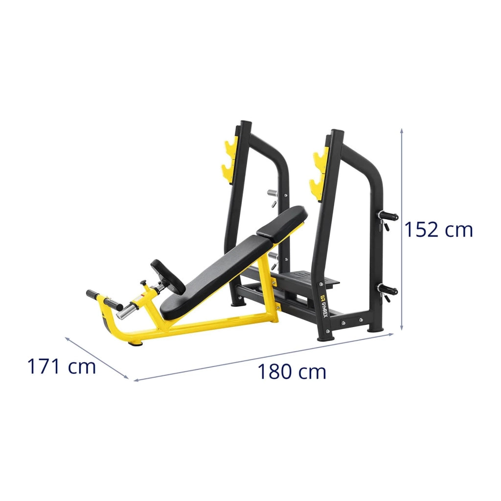 Panca inclinata per pesi - 135 kg sport fitness bodybuilding 14_0007965