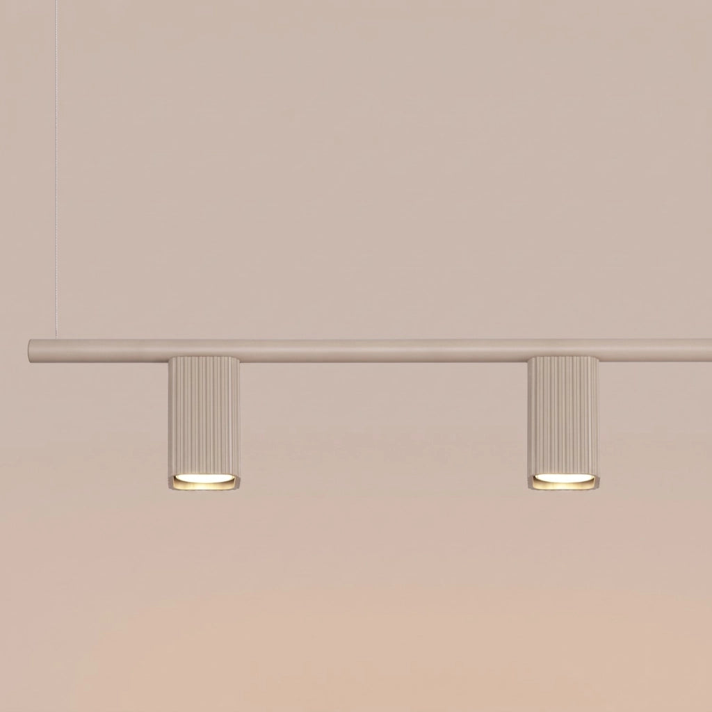 Lampadario RAYO 4 tortora