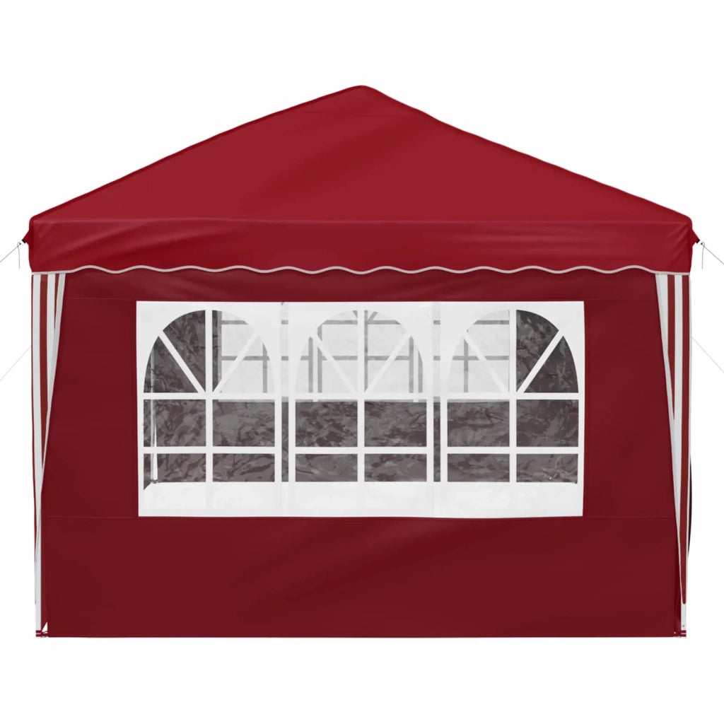 Tenda per feste a pop-up-Gazebo 575 x 288 x 245 cm Borgogna