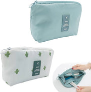Organizzatore per Cavi - Borsa per Viaggio - Impermeabile - Organizzatore per Elettronica - Soluzione Ideale - Spazi di Stoccaggio Pratici - 2 Pezzi - Compatta e Portatile
