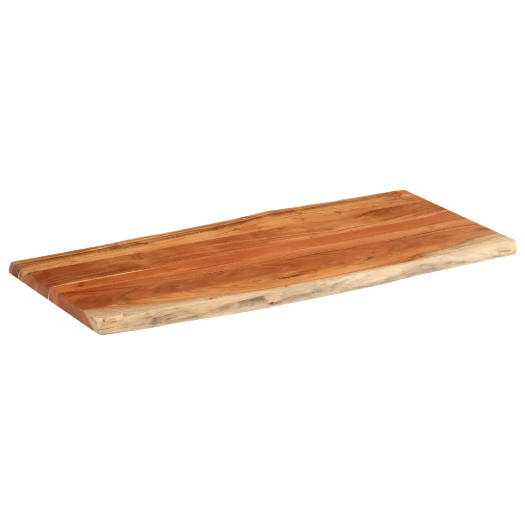 vidaXL Piano Tavolo 140x60x2,5 cm Rettangolare Legno Acacia Bordi Vivi