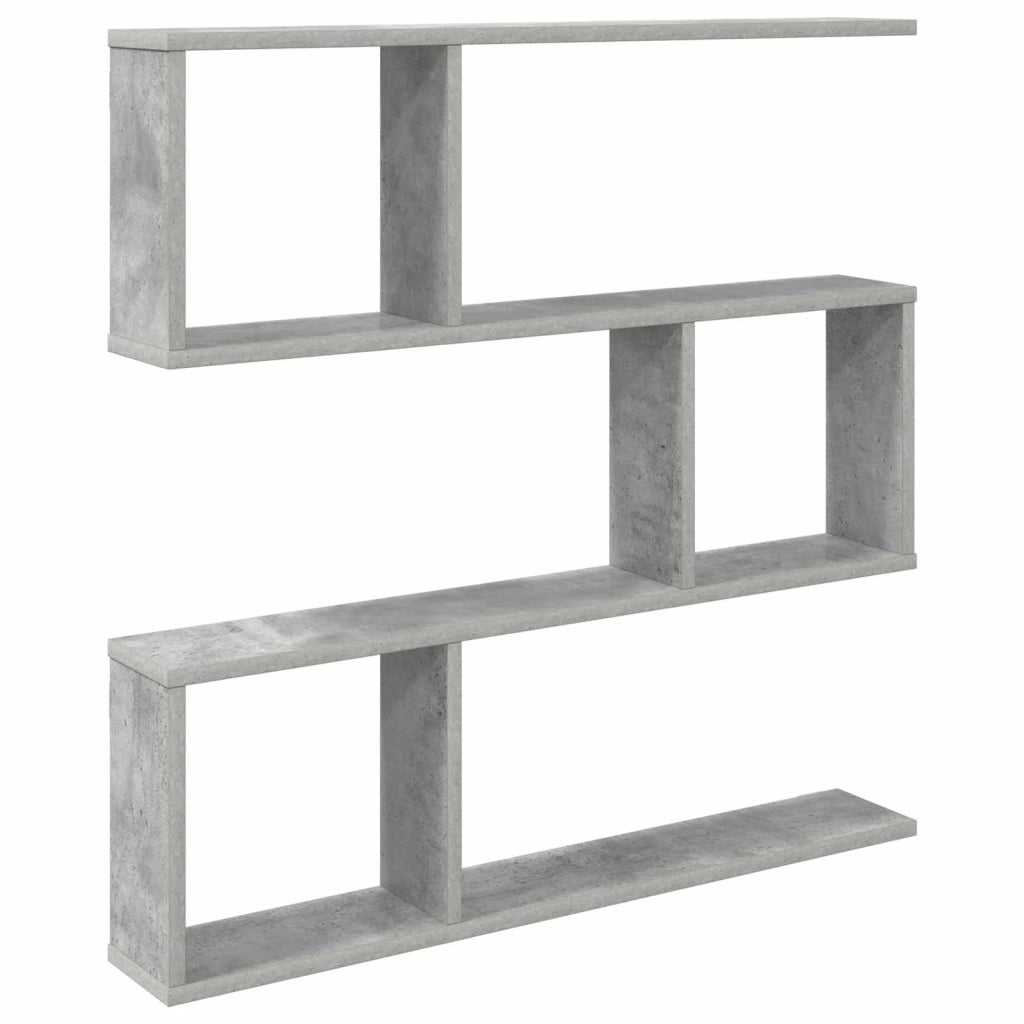 Scaffale da parete Grigio Cemento 80 x 12 x 79,5 cm 8012279