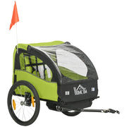 Carrello Bicicletta Bambini ¨C Zephmum ¨C Verde 140x88x90 cm