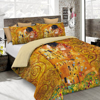 Copripiumino Matrimoniale con Federe Stampato in Microfibra AR 101