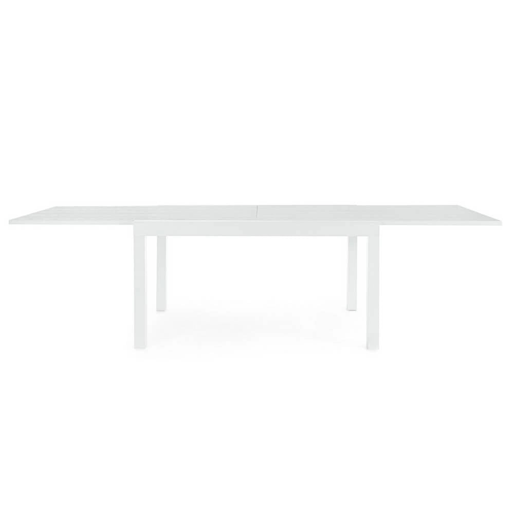 Tavolo Allungabile da Giardino in Alluminio Effetto Legno - BRASTEL