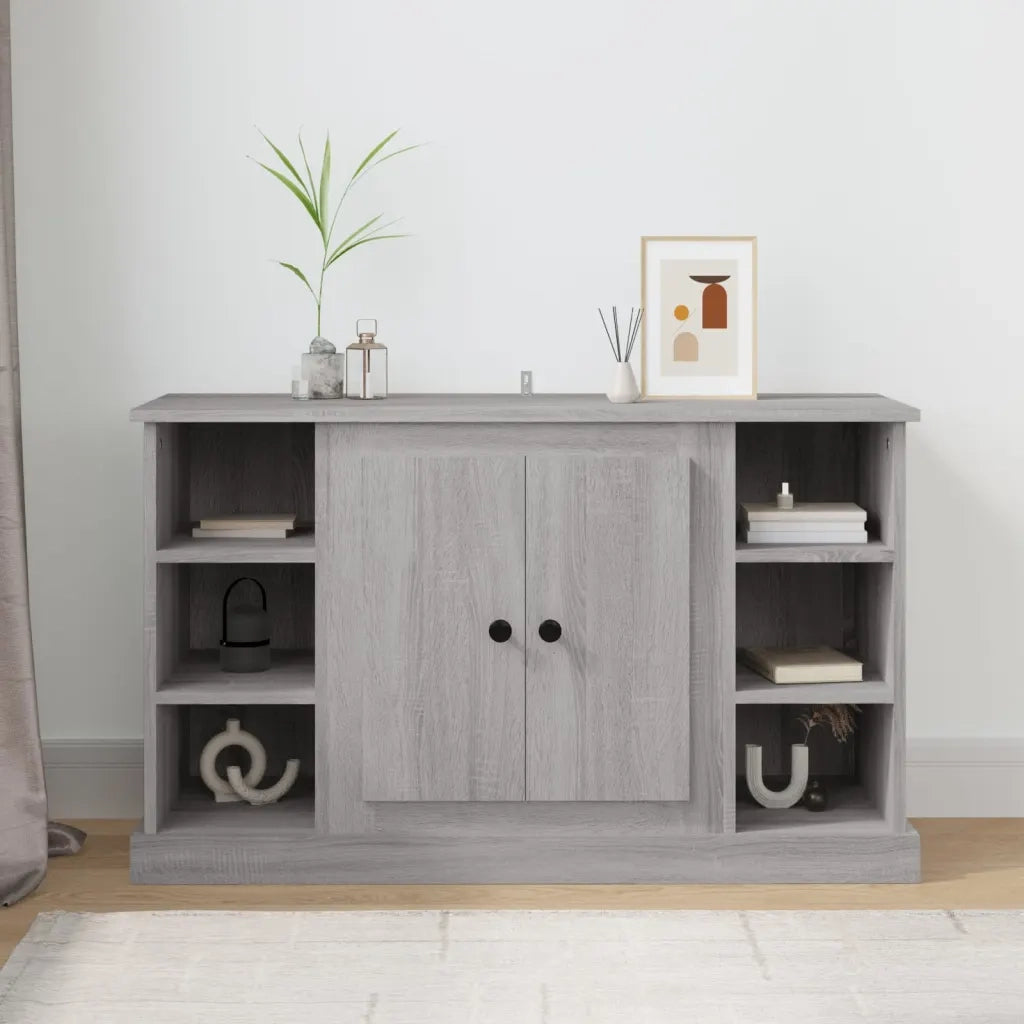 Credenza-Buffet-Armadio da cucina Grigio Sonoma 100x35,5x60 cm in Legno Multistrato