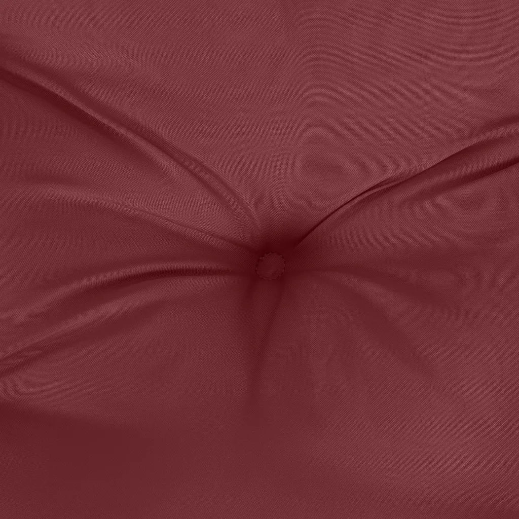 Cuscini Sedia Schiena Bassa 6 pz | Cuscini per sedie Rosso Vino M¨¦lange Tessuto