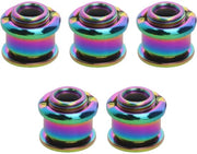 Set di Boutoni per Catena 5 pezzi - M8 Acciaio - Viti per Bicicletta - Mountain Bike/Racing - Universale - per Montaggio Catena