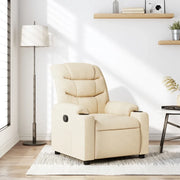 Poltrona Reclinabile in Tessuto Cremacod mxl 112654