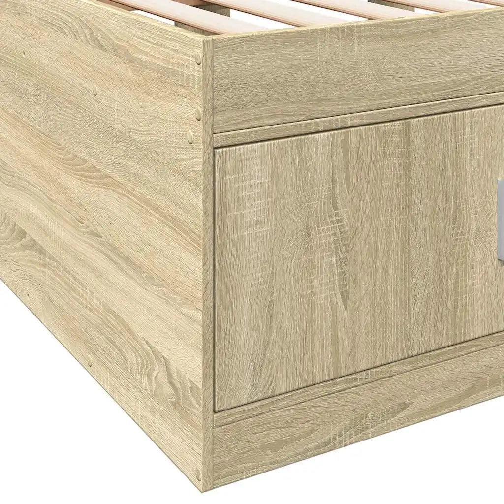Divano Letto con Cassetti senza Materasso 90x190 cm 3280253