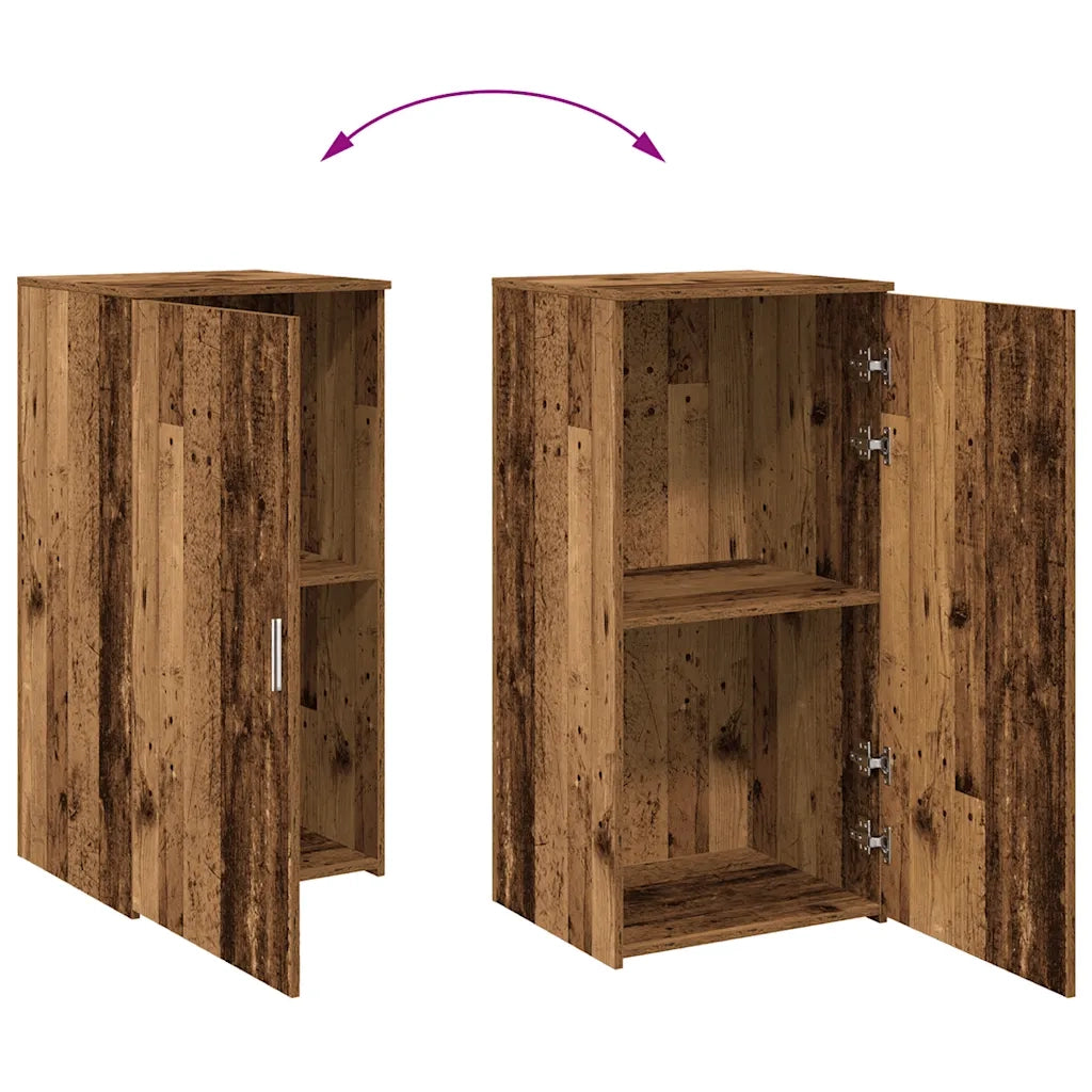 Mobile Portaoggetti Legno Antico 50x45x103,5 cm in Truciolato 859049