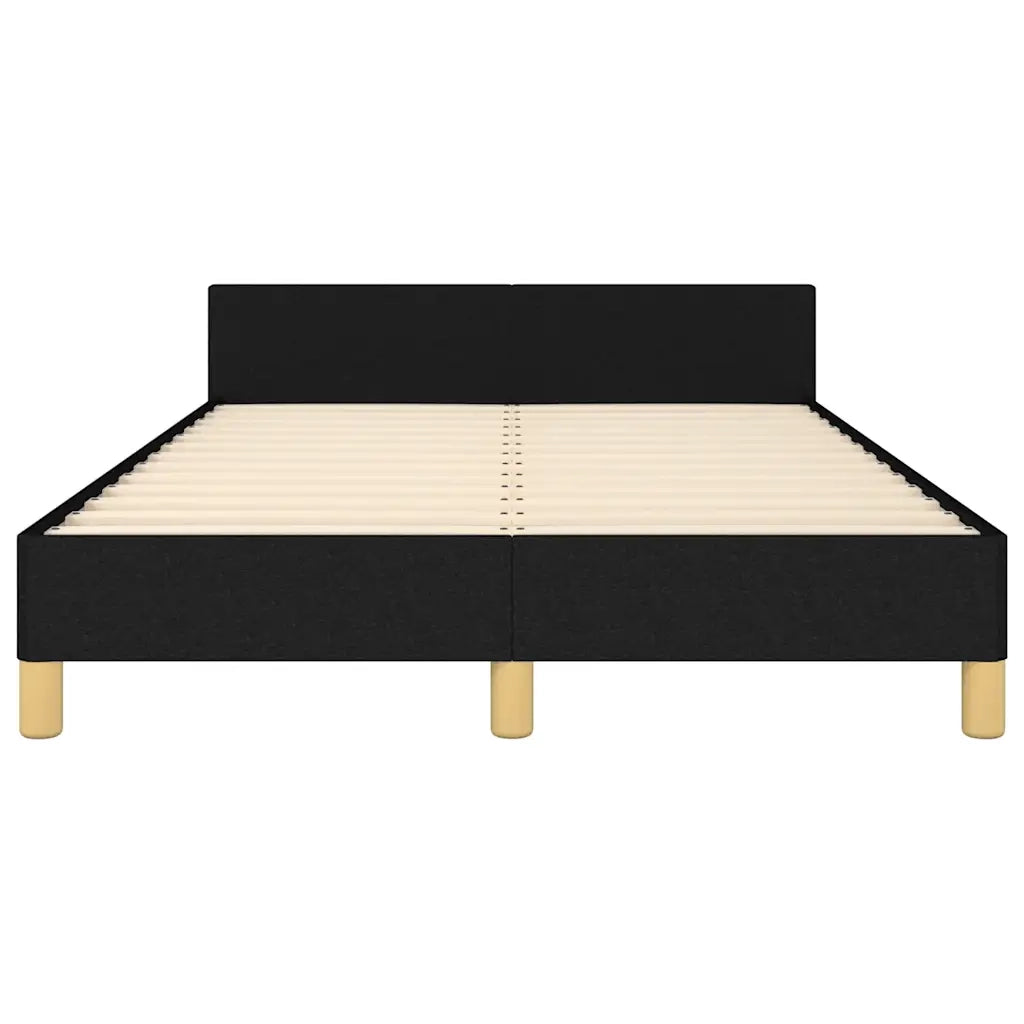 Giroletto senza Materasso Nero 120x200 cm Tessuto 347401
