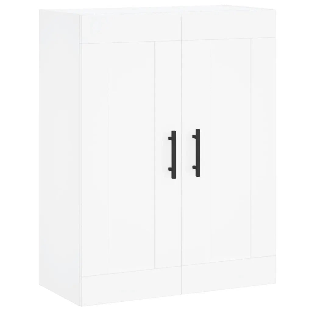 vidaXL Credenza Bianca 69,5x34x180 cm in Legno Multistrato