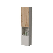 Vetrina Botte, Beige e Rovere