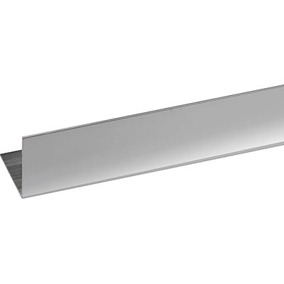 PROFILO ANGOLARE LATI UGUALI ARCANSAS - ALLUM ARGENTO LUX S.MM 1,0 MM 10X10 H.CM 100- 5 pezzi