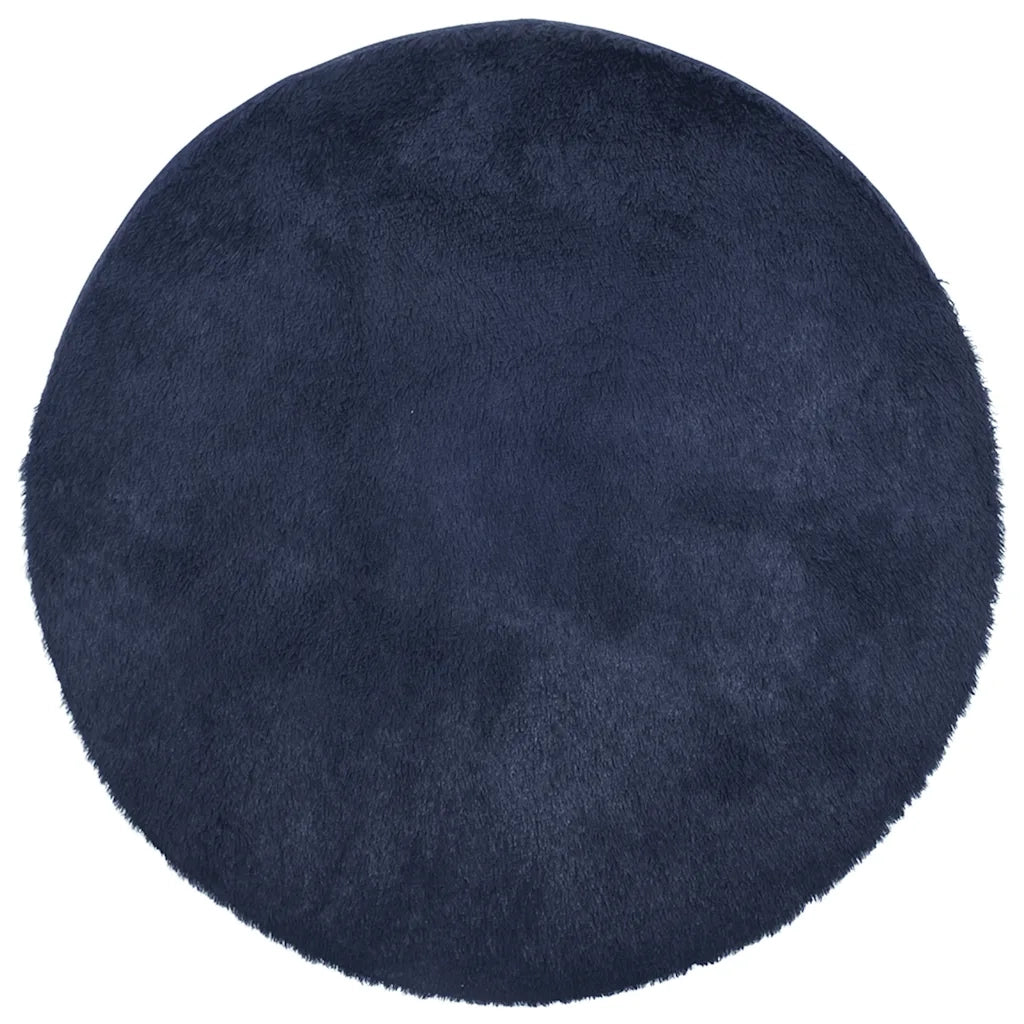 vidaXL Tappeto Shaggy a Pelo Lungo NAVARRA Blu Marino 160x160 cm